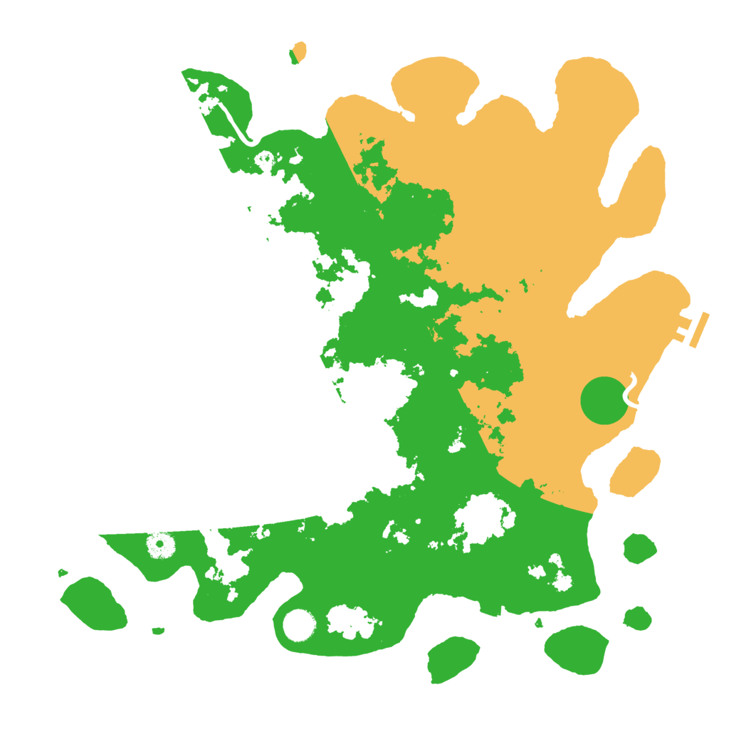 Biome Rust Map: Procedural Map, Size: 4000, Seed: 54255113