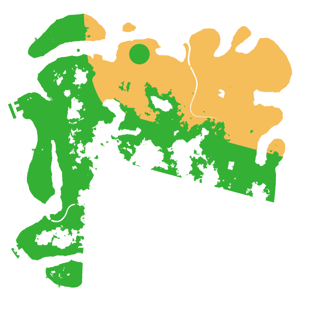 Biome Rust Map: Procedural Map, Size: 4000, Seed: 534411413