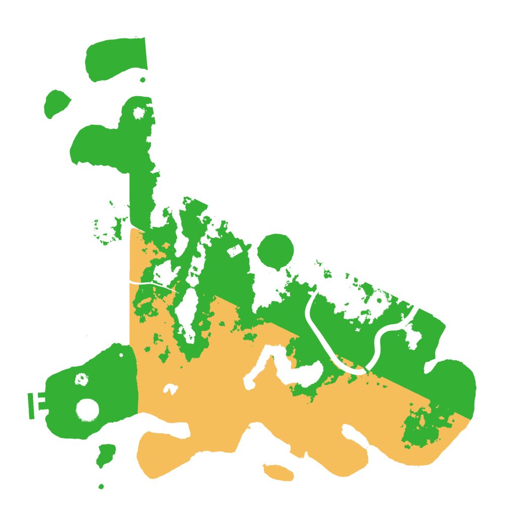 Biome Rust Map: Procedural Map, Size: 4000, Seed: 1025