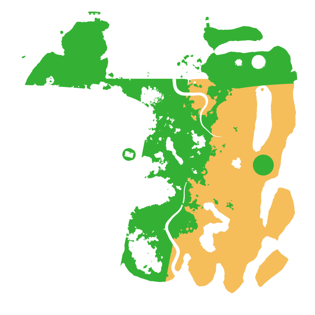 Biome Rust Map: Procedural Map, Size: 4000, Seed: 71511