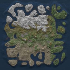 Thumbnail Rust Map: Procedural Map, Size: 5000, Seed: 15, 14 Monuments