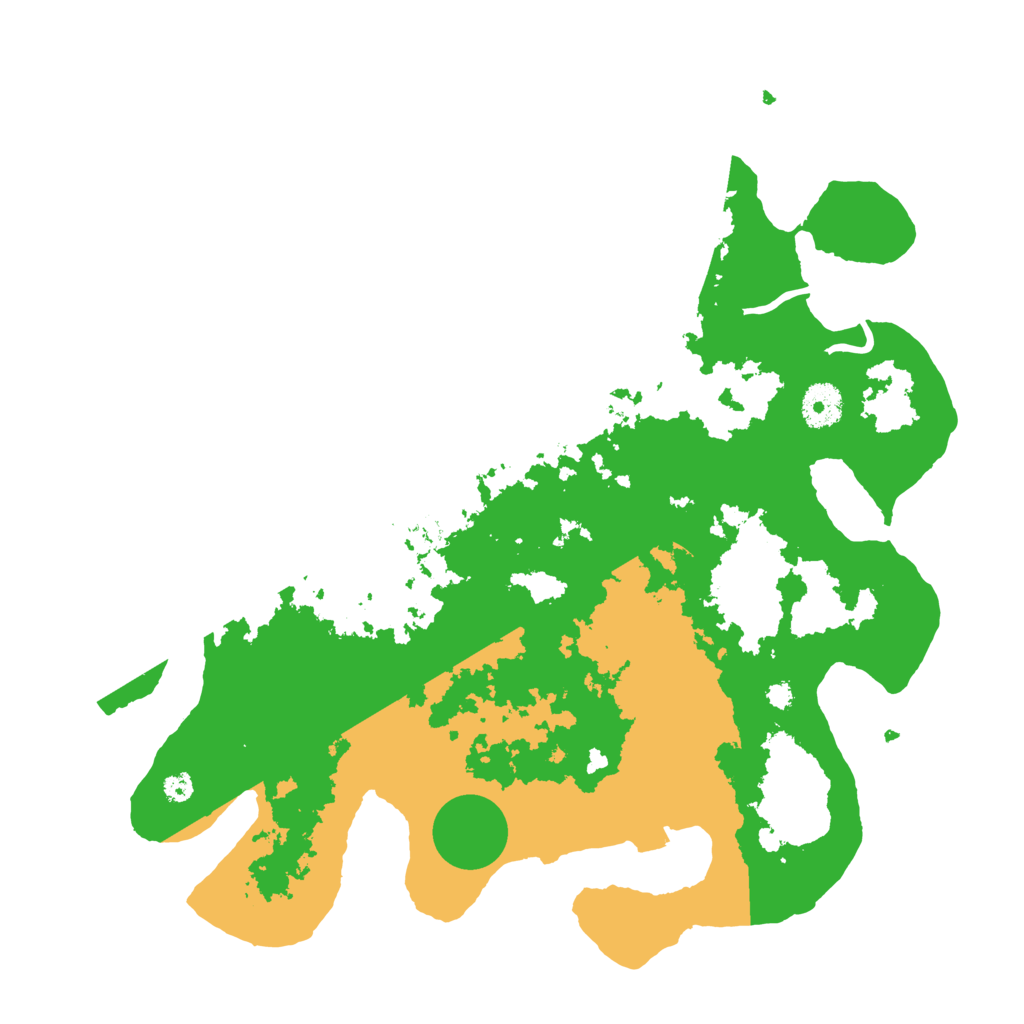 Biome Rust Map: Procedural Map, Size: 3600, Seed: 252968