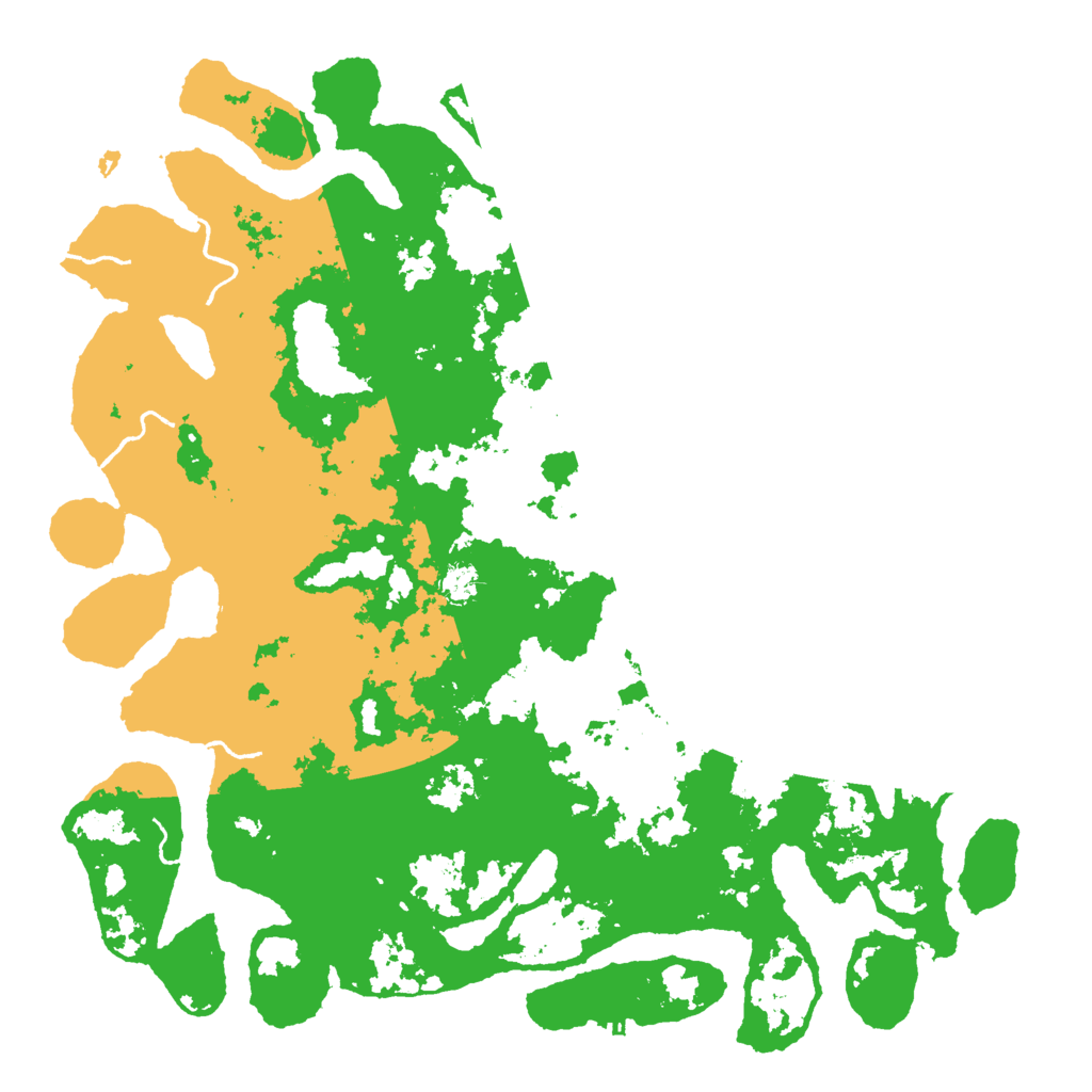 Biome Rust Map: Procedural Map, Size: 5000, Seed: 112029