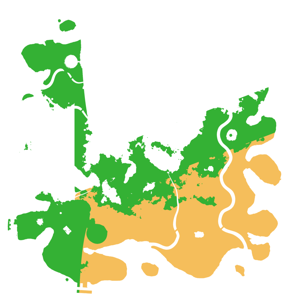Biome Rust Map: Procedural Map, Size: 4000, Seed: 14804952