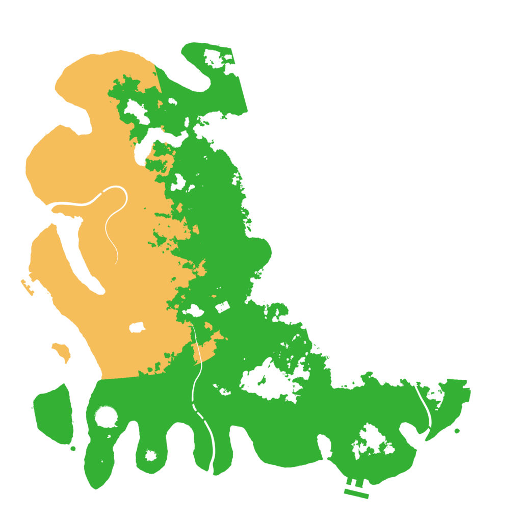 Biome Rust Map: Procedural Map, Size: 4250, Seed: 51259