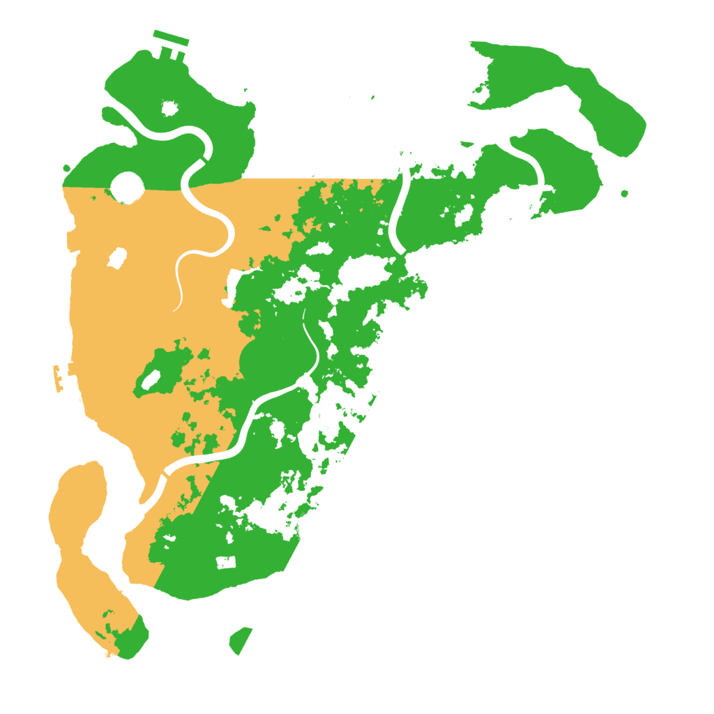 Biome Rust Map: Procedural Map, Size: 4000, Seed: 2003785827