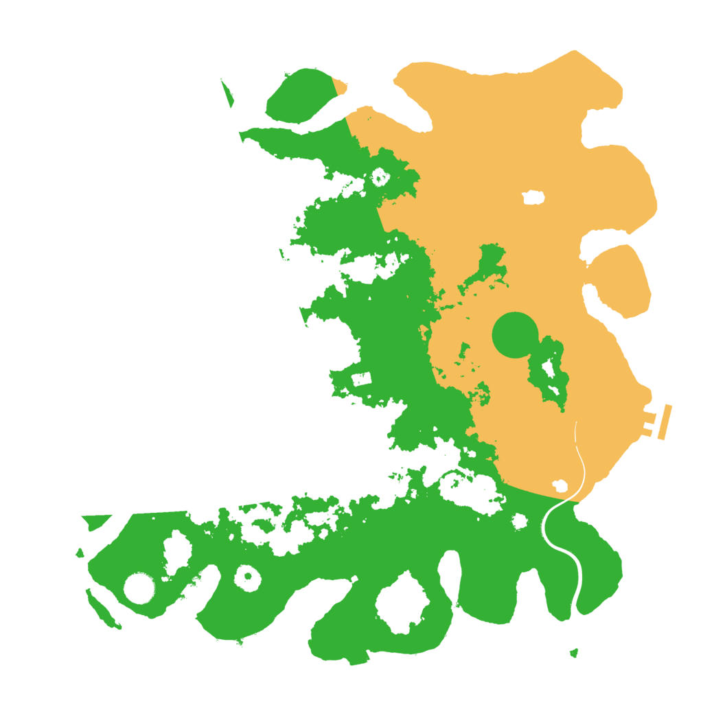 Biome Rust Map: Procedural Map, Size: 4000, Seed: 7837082