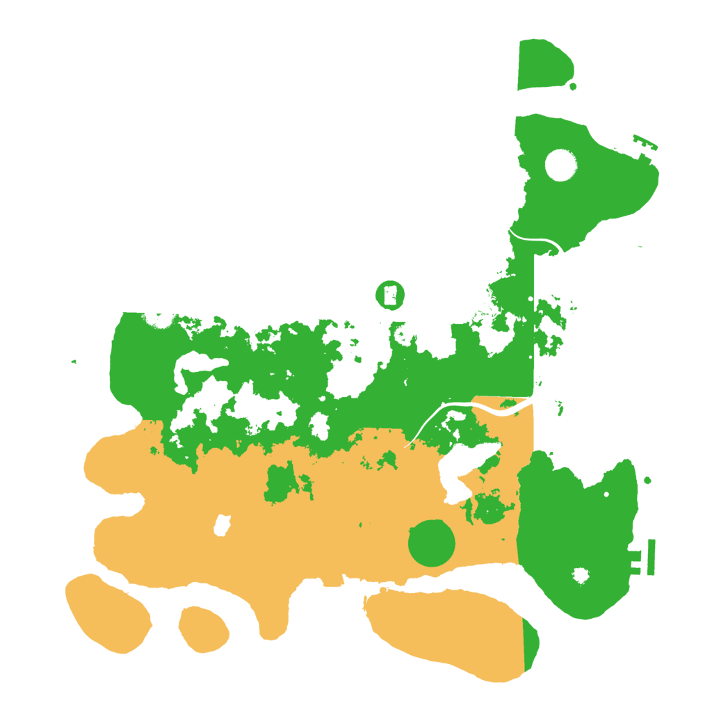 Biome Rust Map: Procedural Map, Size: 4000, Seed: 5564