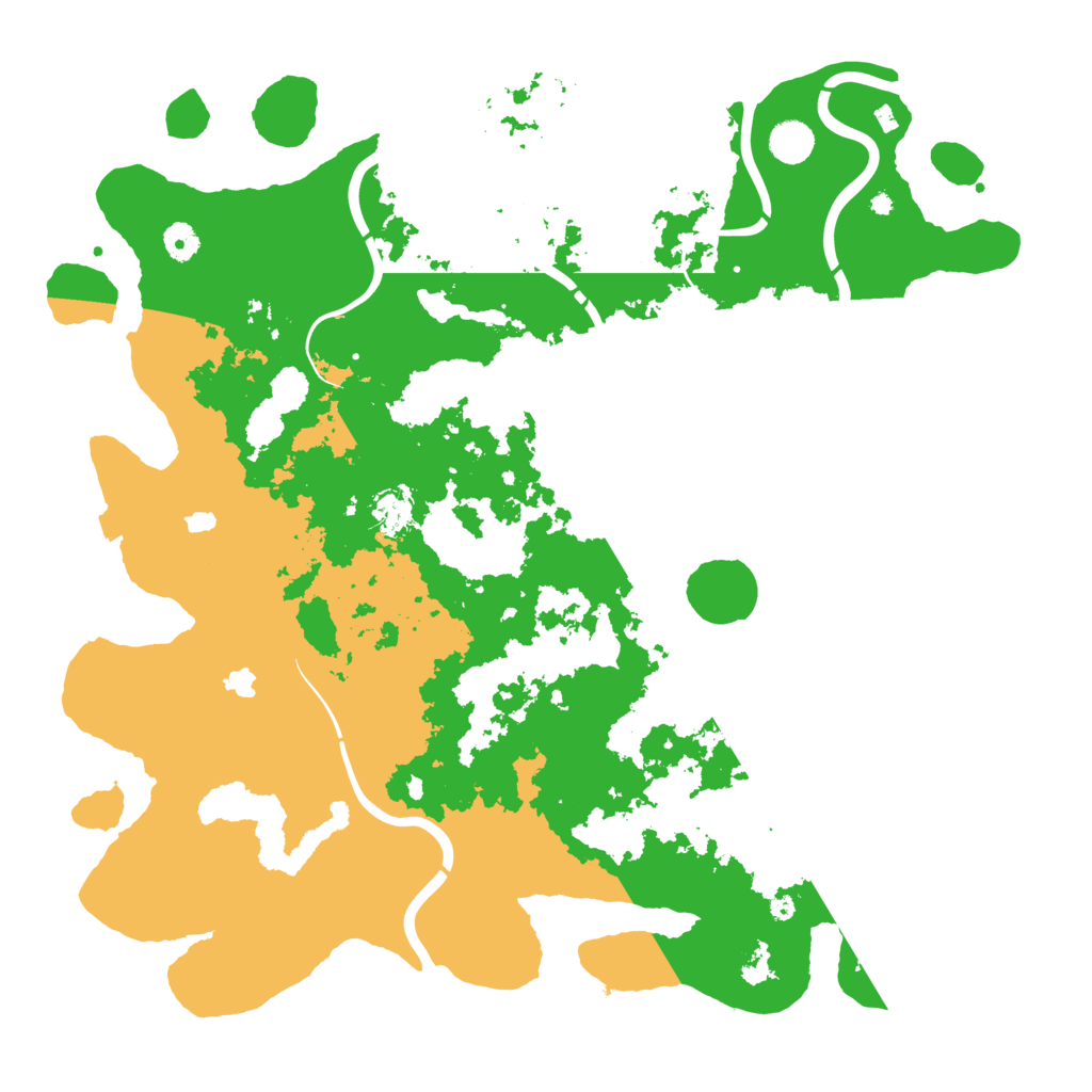 Biome Rust Map: Procedural Map, Size: 4500, Seed: 2323