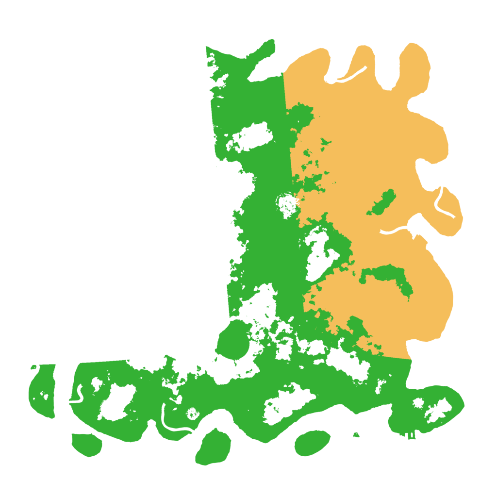 Biome Rust Map: Procedural Map, Size: 4200, Seed: 256