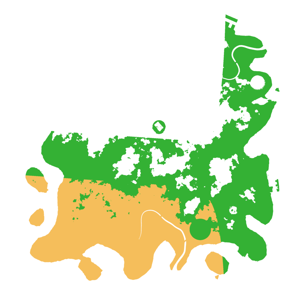 Biome Rust Map: Procedural Map, Size: 3800, Seed: 1498