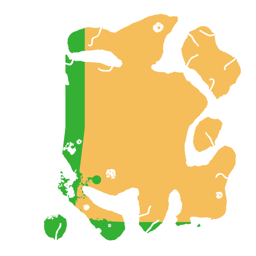 Biome Rust Map: Procedural Map, Size: 3800, Seed: 72