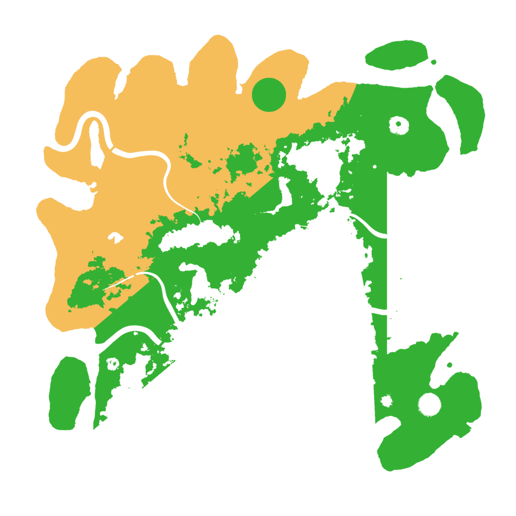 Biome Rust Map: Procedural Map, Size: 4000, Seed: 9799