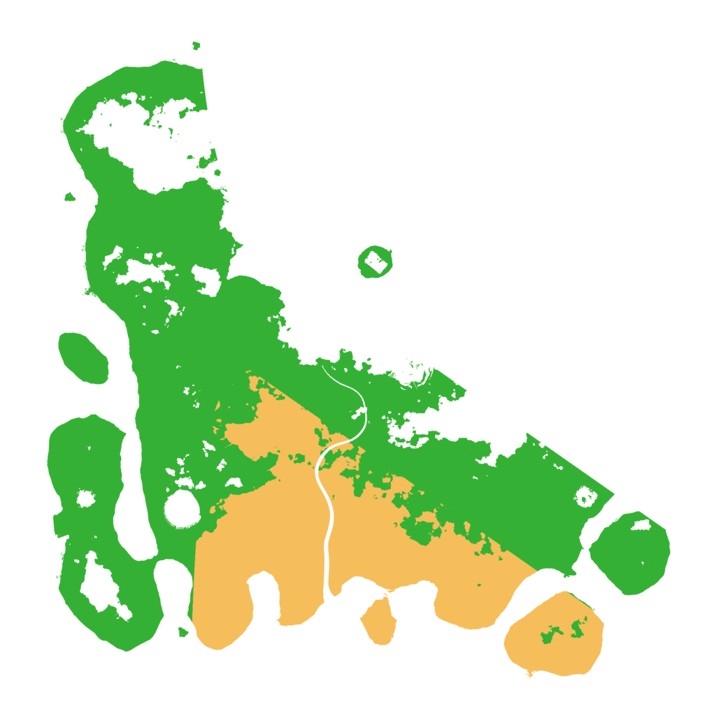 Biome Rust Map: Procedural Map, Size: 3600, Seed: 764364