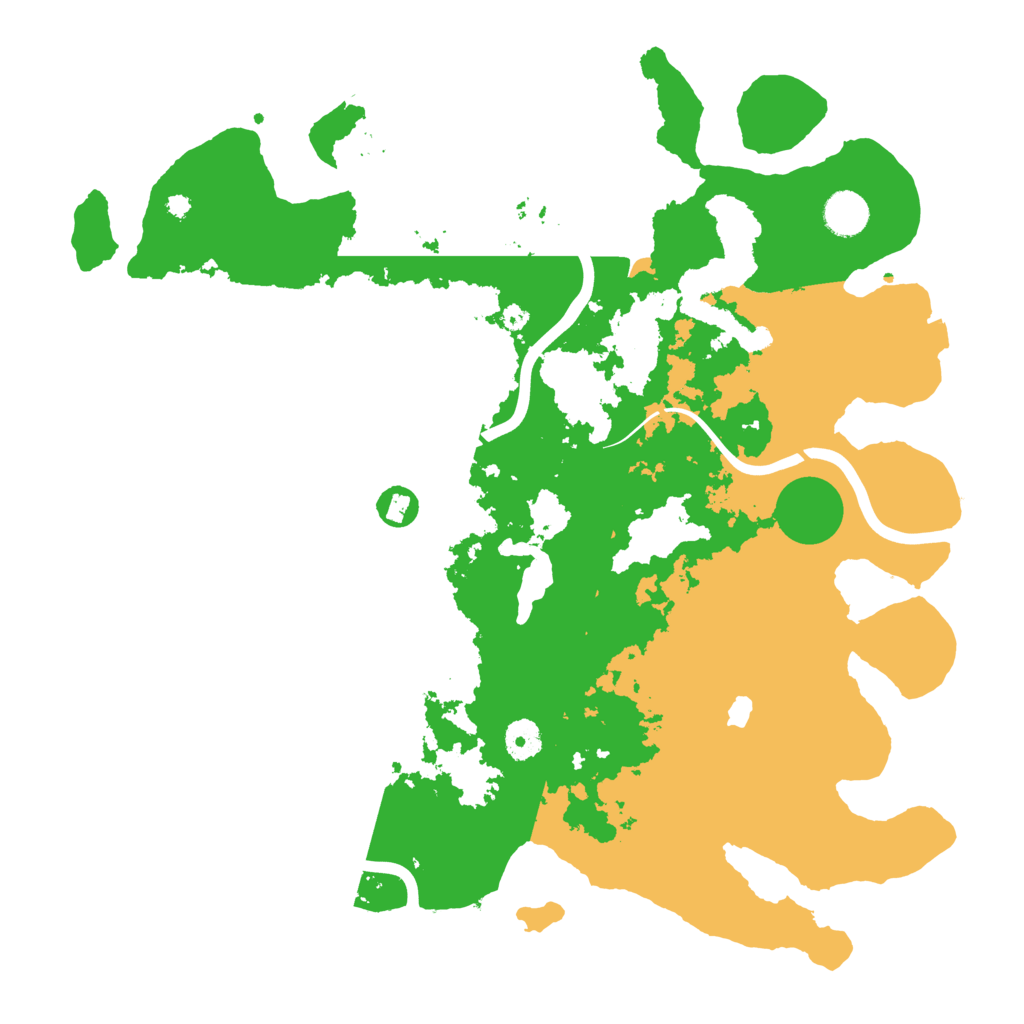 Biome Rust Map: Procedural Map, Size: 4000, Seed: 1177987683