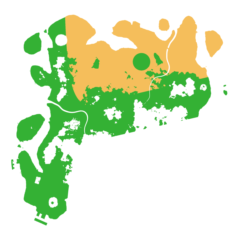 Biome Rust Map: Procedural Map, Size: 3700, Seed: 24122019