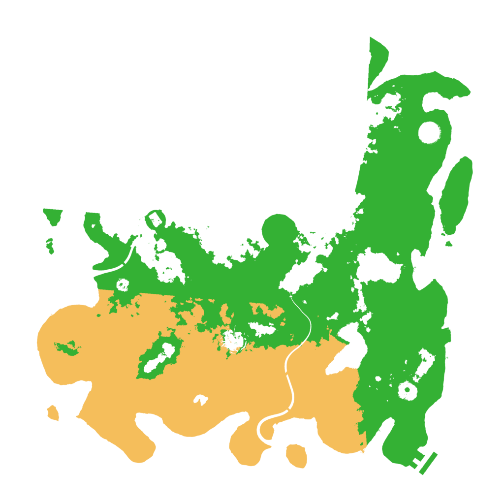 Biome Rust Map: Procedural Map, Size: 4000, Seed: 1234