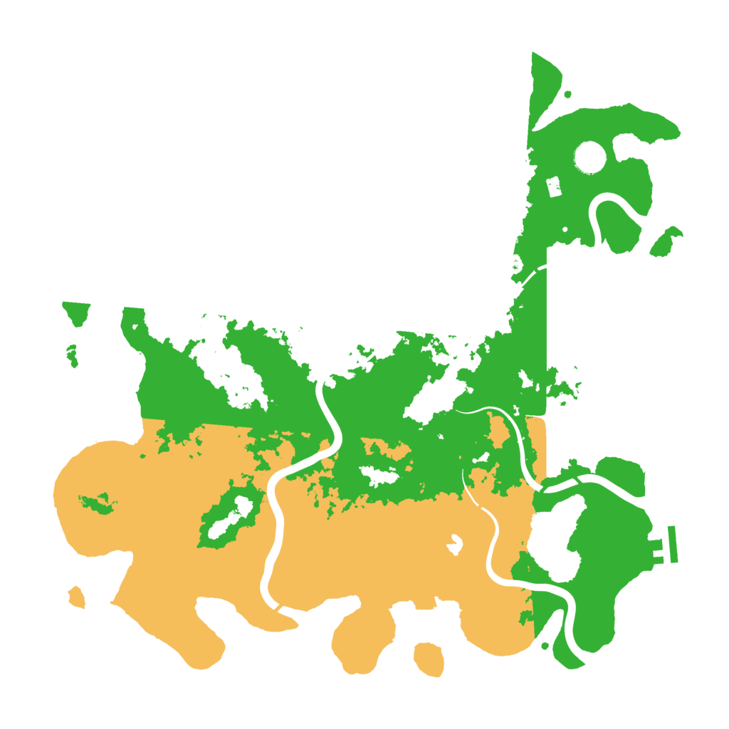 Biome Rust Map: Procedural Map, Size: 4000, Seed: 1234