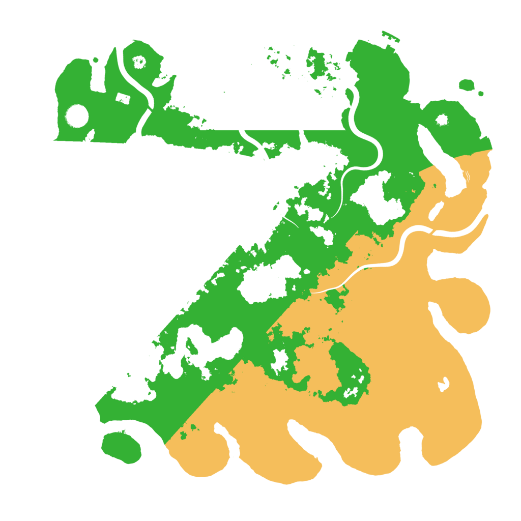 Biome Rust Map: Procedural Map, Size: 4000, Seed: 2