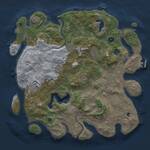 Thumbnail Rust Map: Procedural Map, Size: 4000, Seed: 2, 14 Monuments