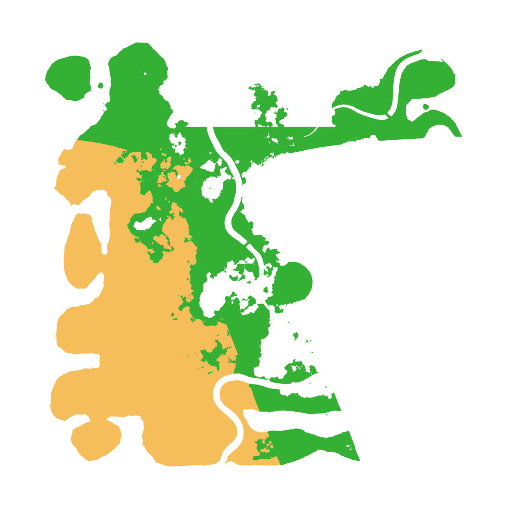 Biome Rust Map: Procedural Map, Size: 3500, Seed: 356