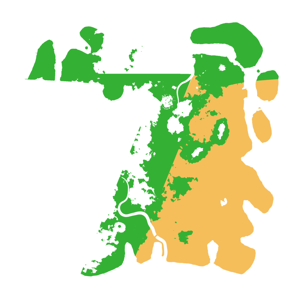 Biome Rust Map: Procedural Map, Size: 4000, Seed: 12345