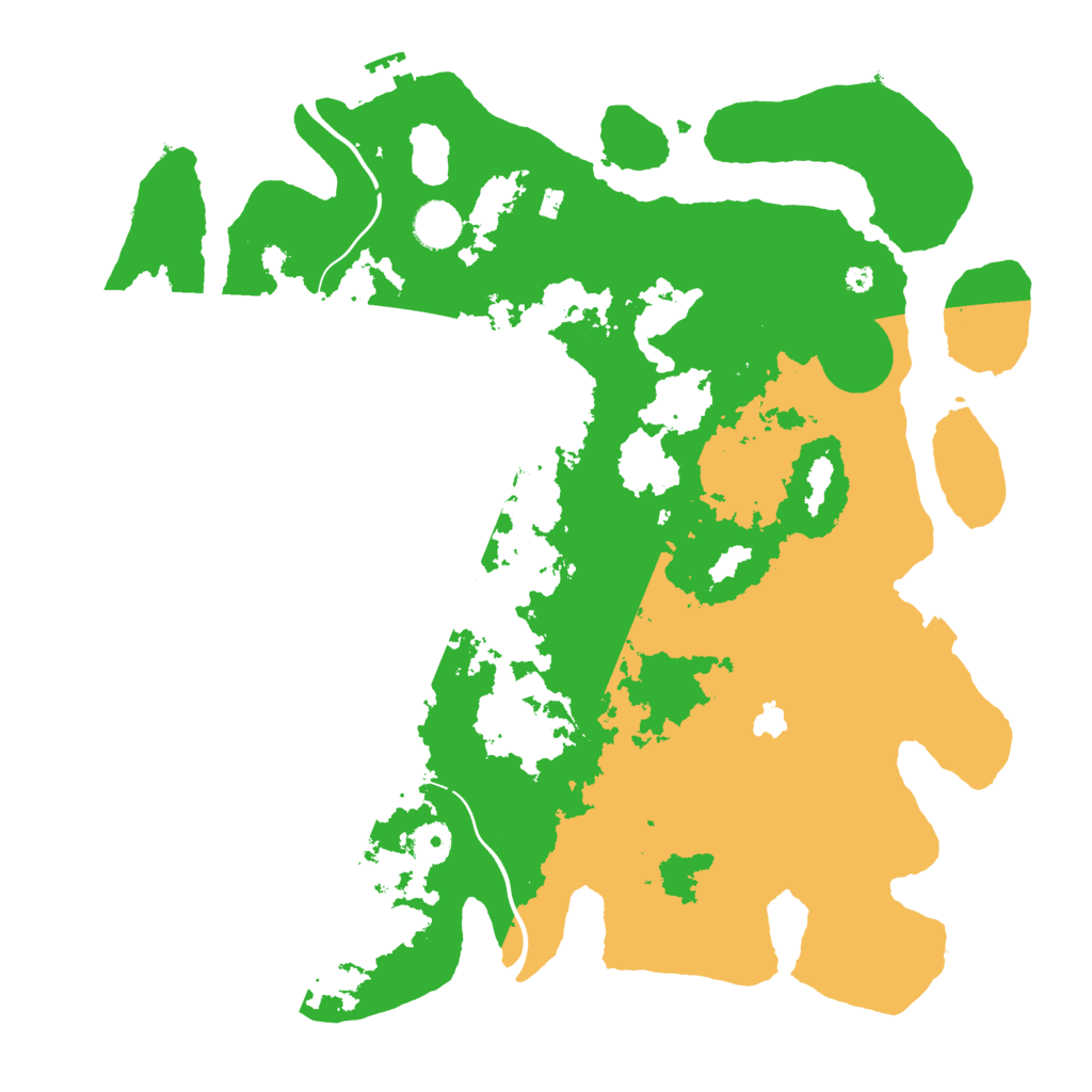 Biome Rust Map: Procedural Map, Size: 4000, Seed: 12345