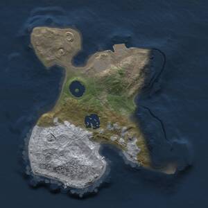 Thumbnail Rust Map: Procedural Map, Size: 2000, Seed: 2147483647, 3 Monuments