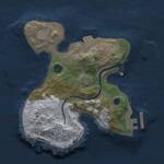 Thumbnail Rust Map: Procedural Map, Size: 2000, Seed: 2147483647, 3 Monuments