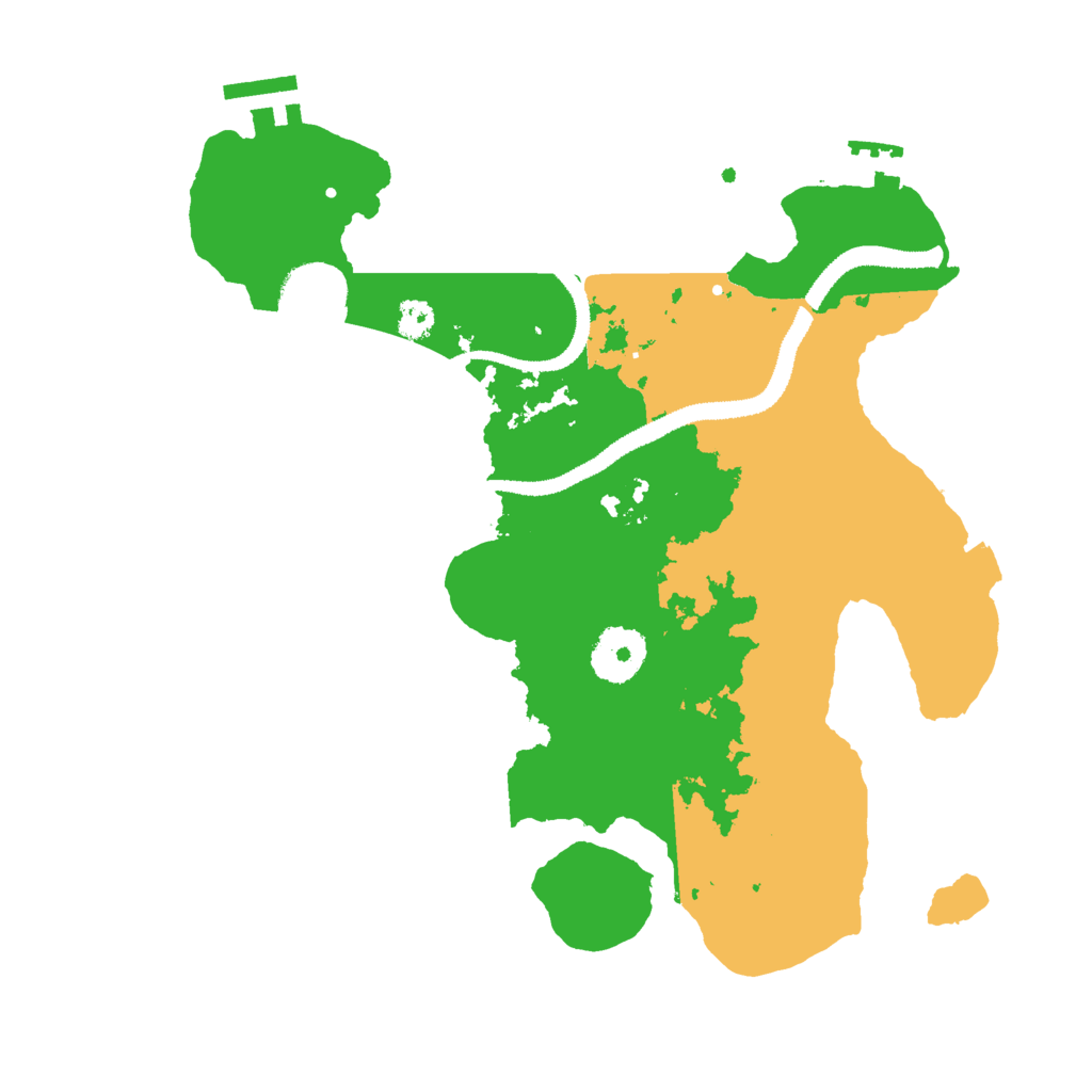 Biome Rust Map: Procedural Map, Size: 3000, Seed: 100
