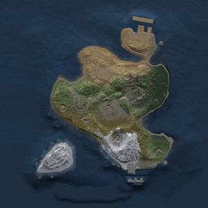Thumbnail Rust Map: Procedural Map, Size: 2000, Seed: 6738, 8 Monuments