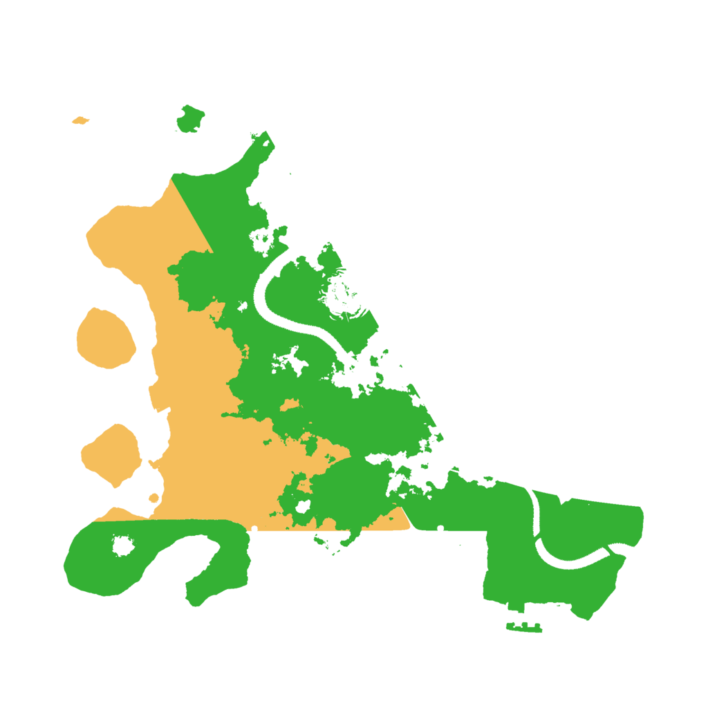 Biome Rust Map: Procedural Map, Size: 3000, Seed: 123