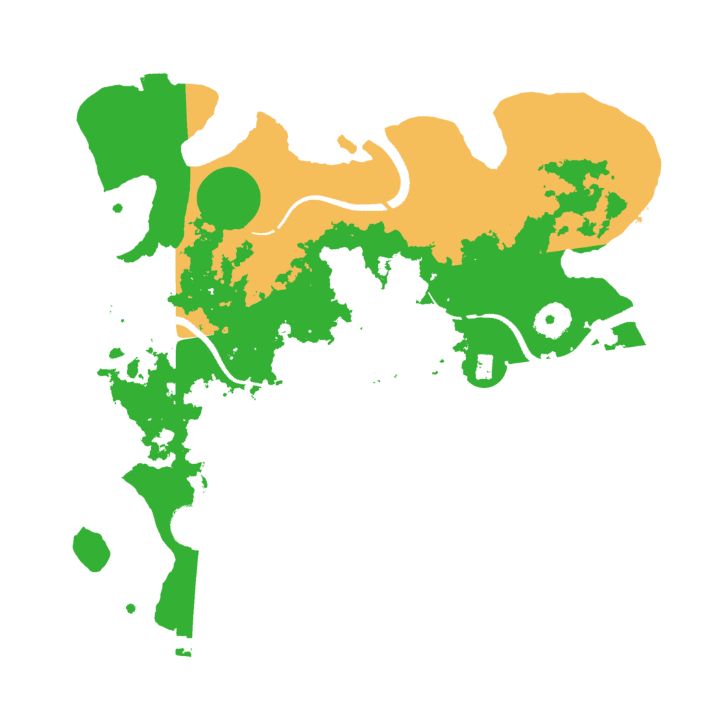 Biome Rust Map: Procedural Map, Size: 3000, Seed: 50000
