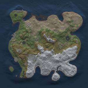Thumbnail Rust Map: Procedural Map, Size: 3000, Seed: 50000, 12 Monuments