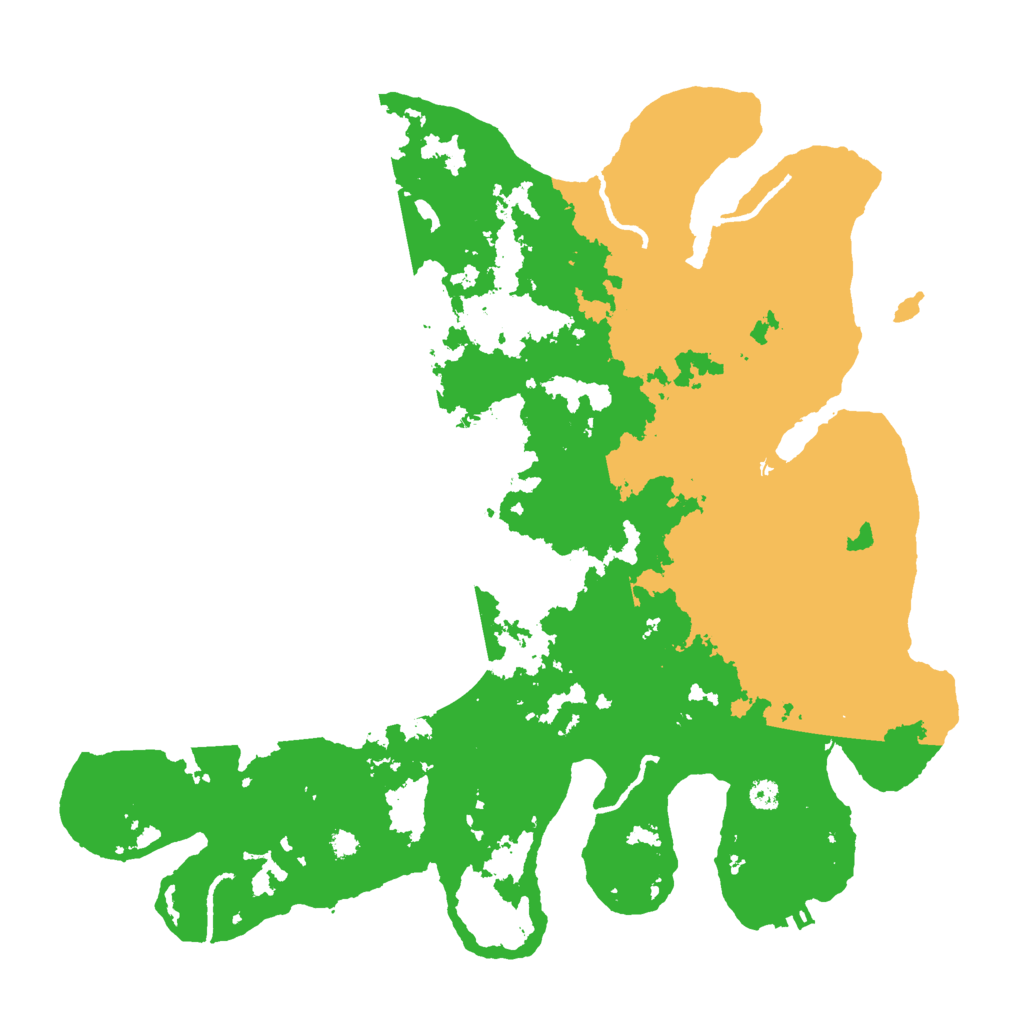 Biome Rust Map: Procedural Map, Size: 3500, Seed: 5648474