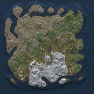 Thumbnail Rust Map: Procedural Map, Size: 4000, Seed: 56, 19 Monuments