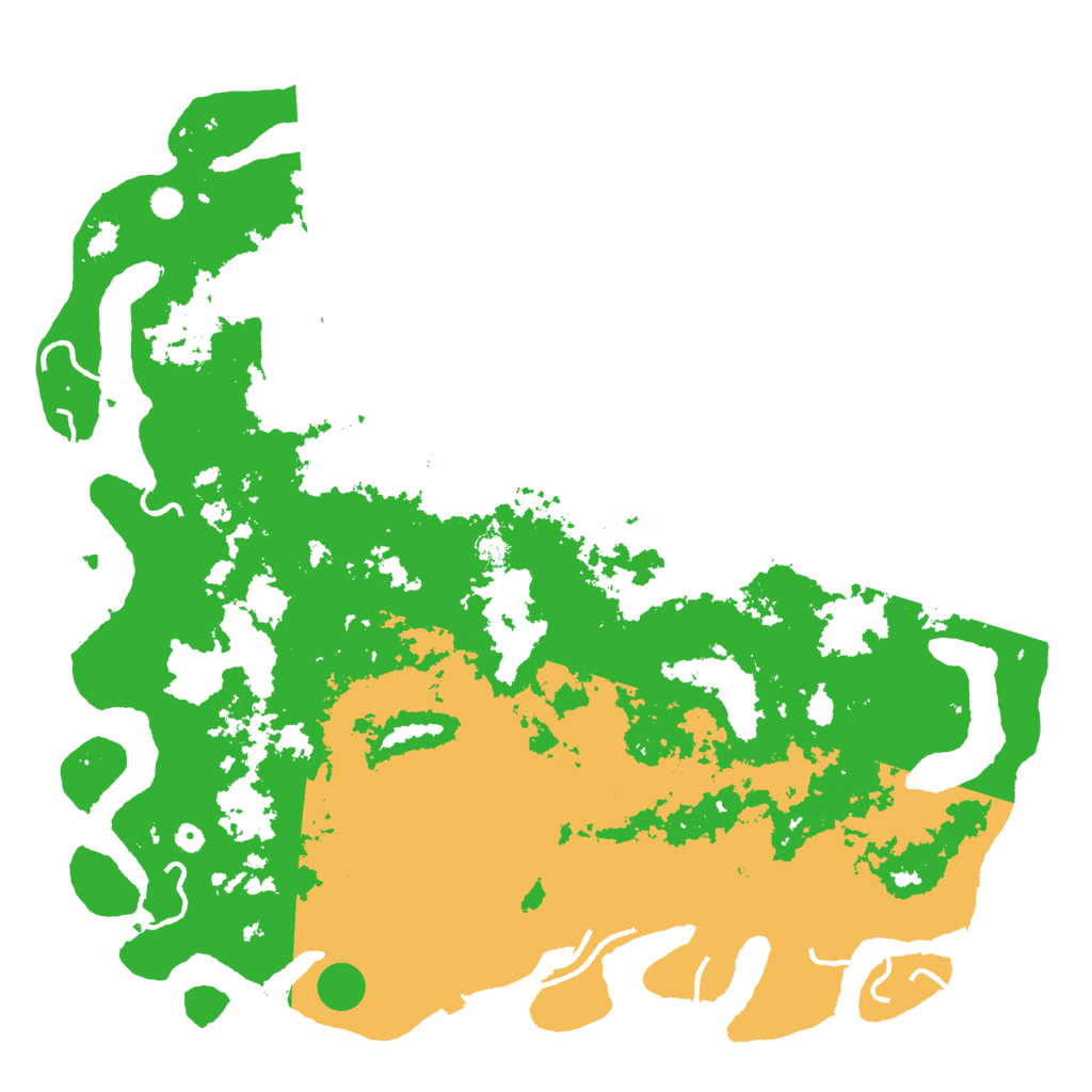 Biome Rust Map: Procedural Map, Size: 6000, Seed: 13825