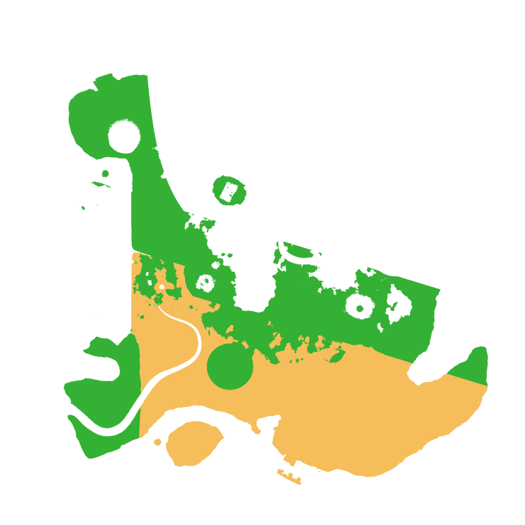 Biome Rust Map: Procedural Map, Size: 3000, Seed: 13825