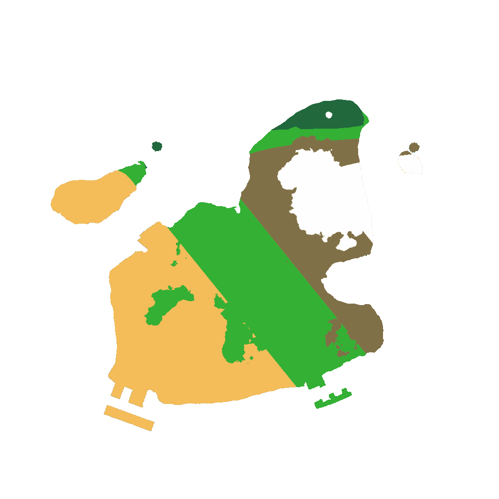 Biome Rust Map: Procedural Map, Size: 2000, Seed: 1337