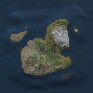 Thumbnail Rust Map: Procedural Map, Size: 2000, Seed: 1337, 4 Monuments