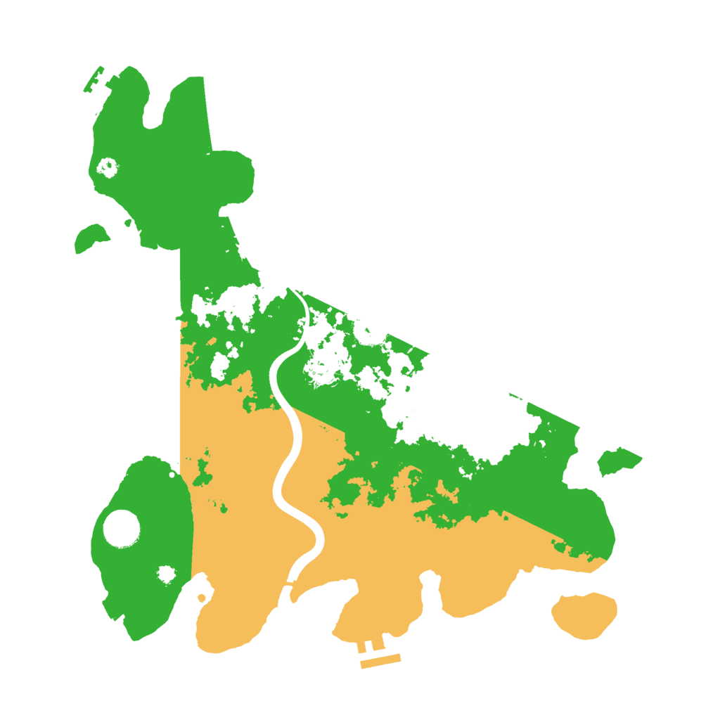 Biome Rust Map: Procedural Map, Size: 3600, Seed: 777