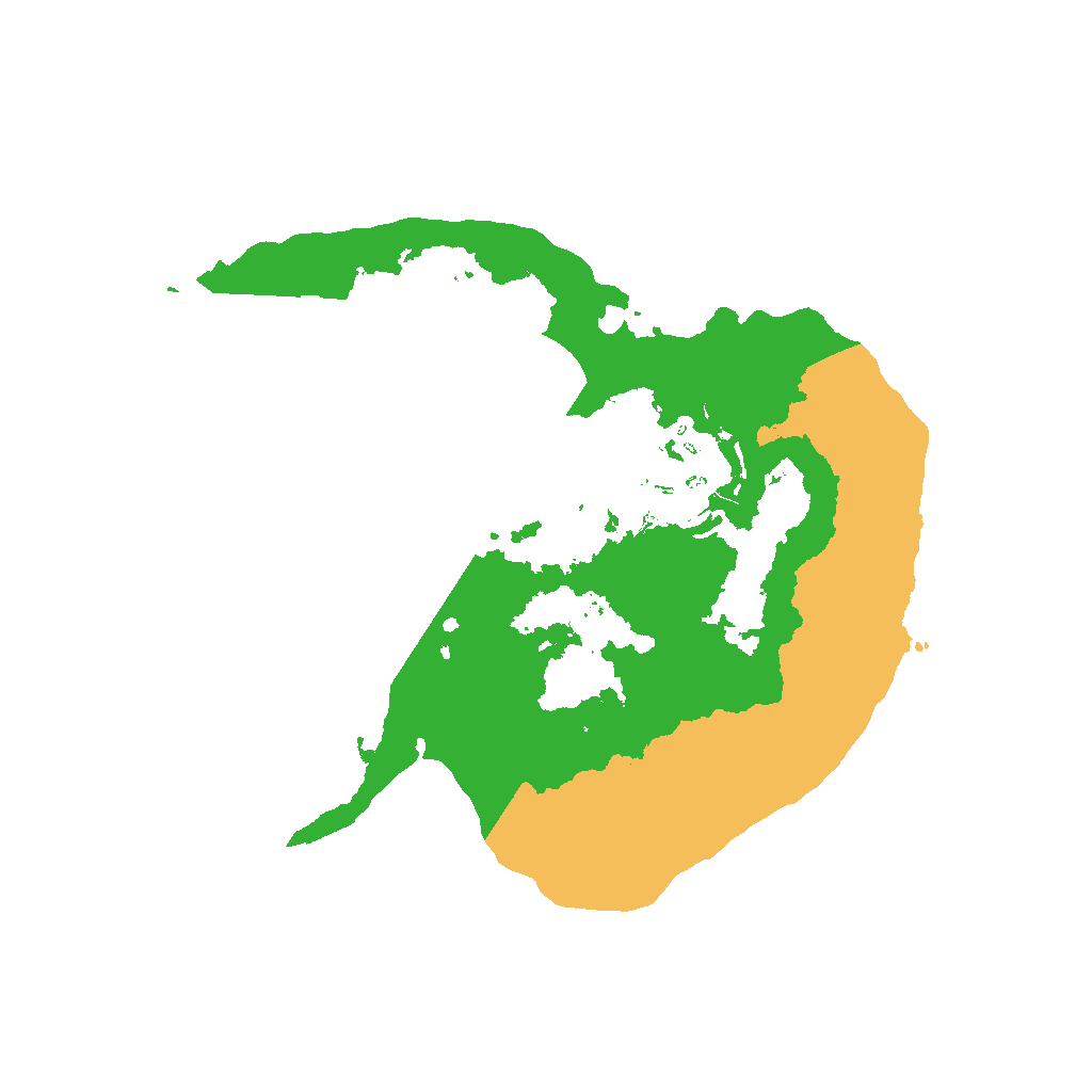 Biome Rust Map: Procedural Map, Size: 1600, Seed: 6