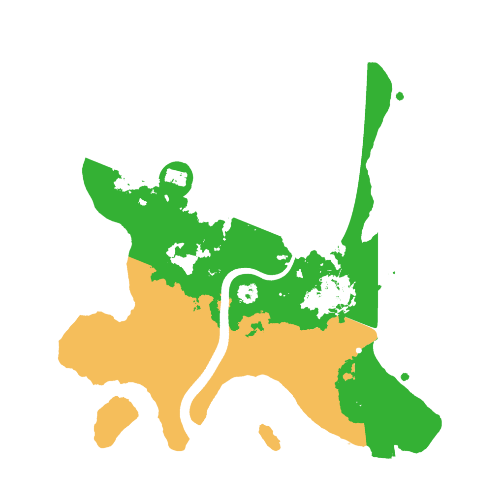 Biome Rust Map: Procedural Map, Size: 2500, Seed: 353