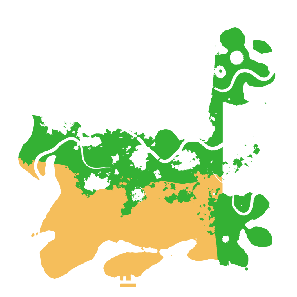 Biome Rust Map: Procedural Map, Size: 3800, Seed: 38923