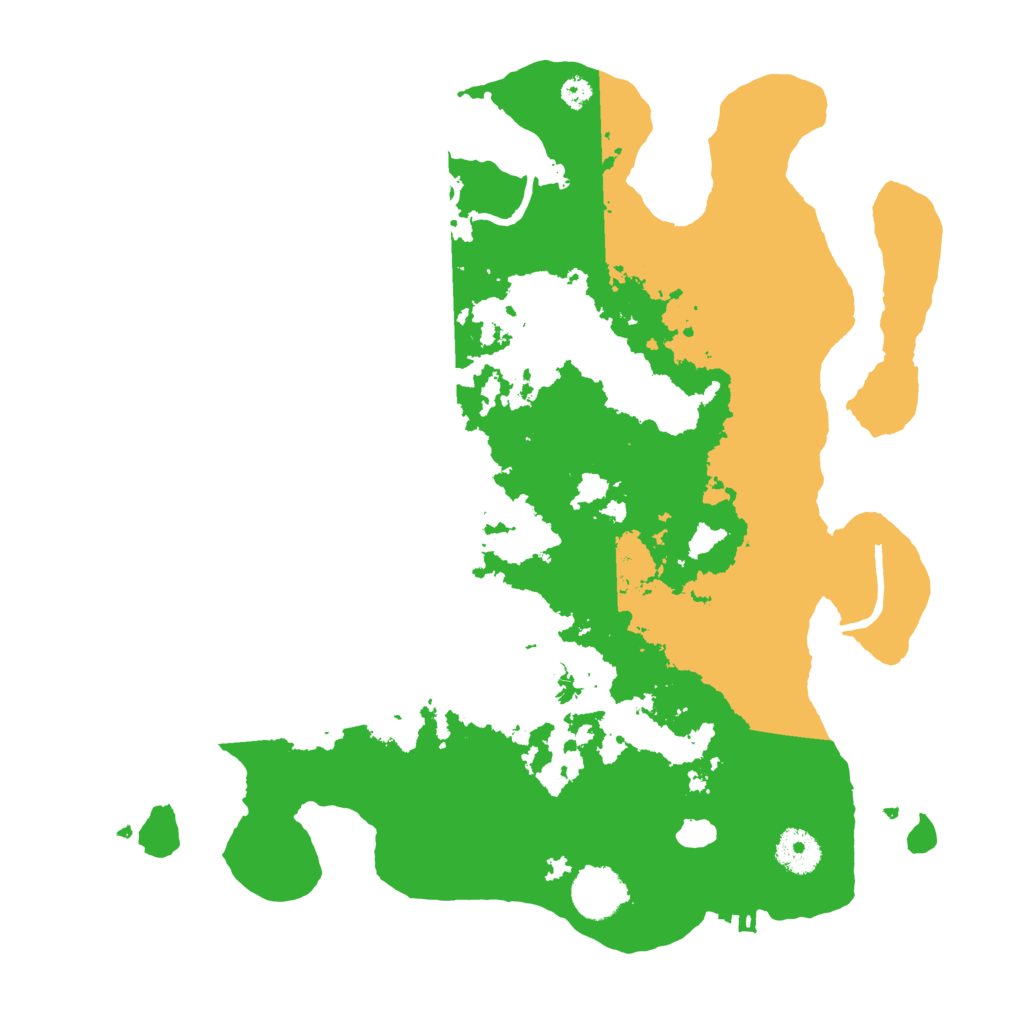 Biome Rust Map: Procedural Map, Size: 3500, Seed: 81