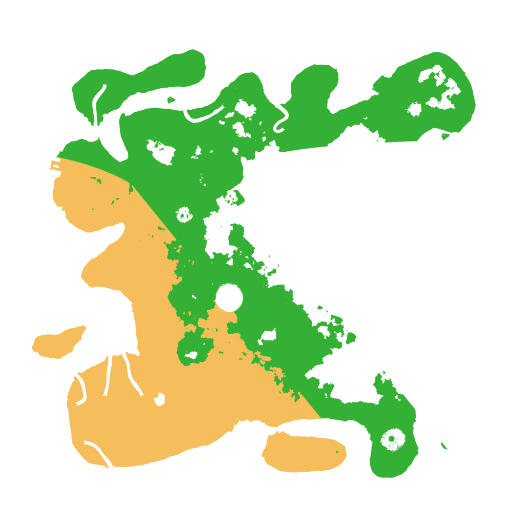 Biome Rust Map: Procedural Map, Size: 3500, Seed: 1337