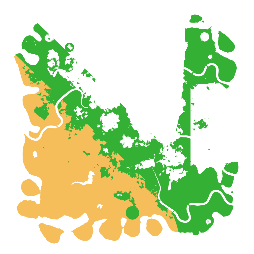 Biome Rust Map: Procedural Map, Size: 4997, Seed: 1300477834