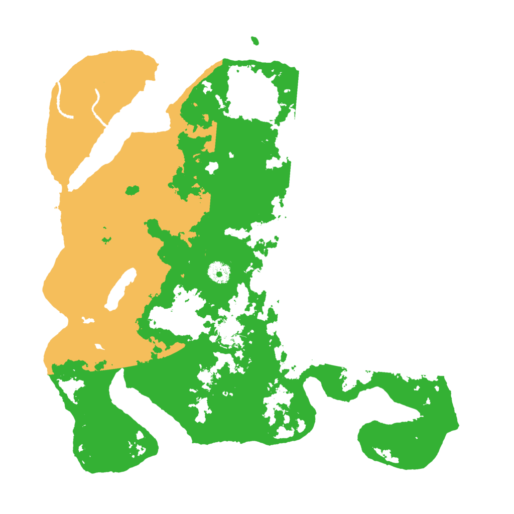 Biome Rust Map: Procedural Map, Size: 3500, Seed: 1216