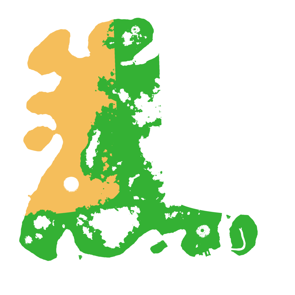 Biome Rust Map: Procedural Map, Size: 3500, Seed: 2030