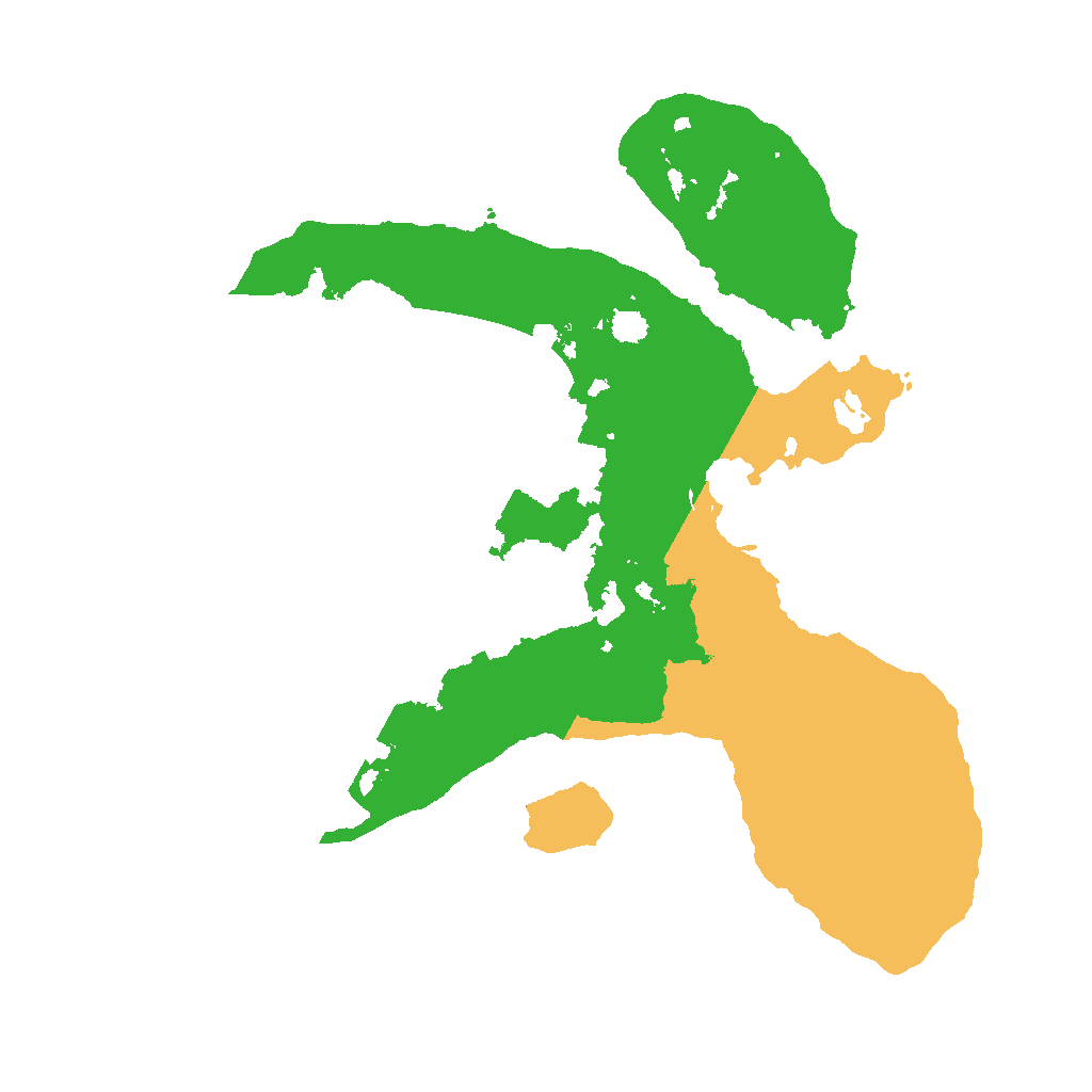 Biome Rust Map: Procedural Map, Size: 1900, Seed: 201899142